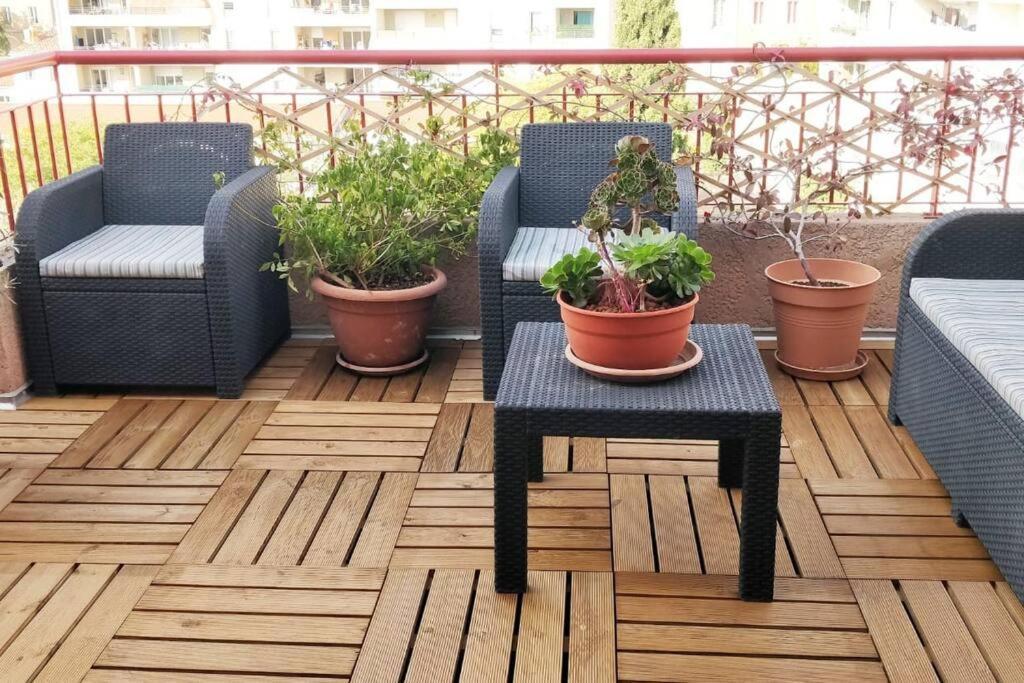 Ferienwohnung T3 Le Designer 4E-Terrasse-Climatisation & Netflix Marseilles Exterior foto